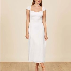 Park & Fifth Roosevelt White Midi Dress